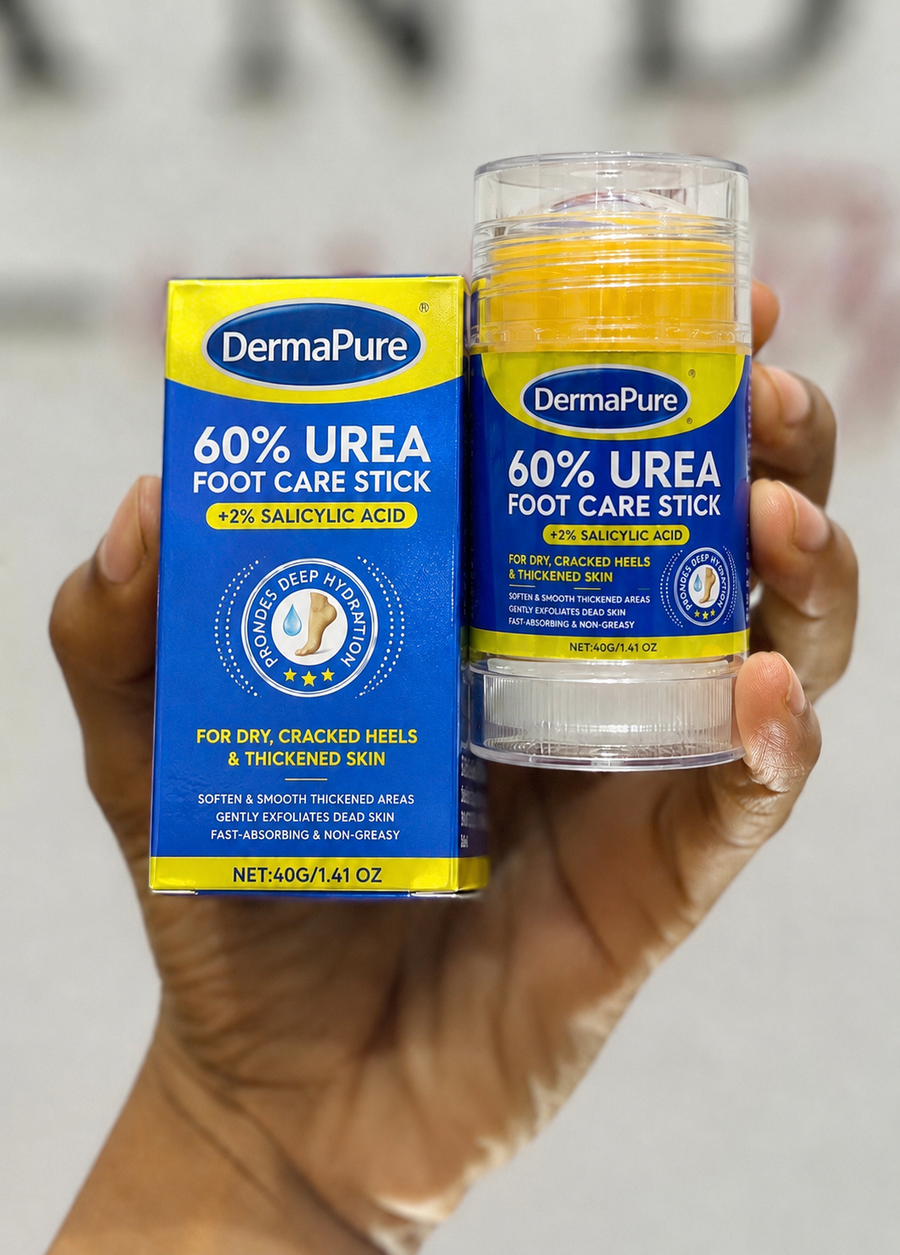 Nicky J. using DermaPure foot care