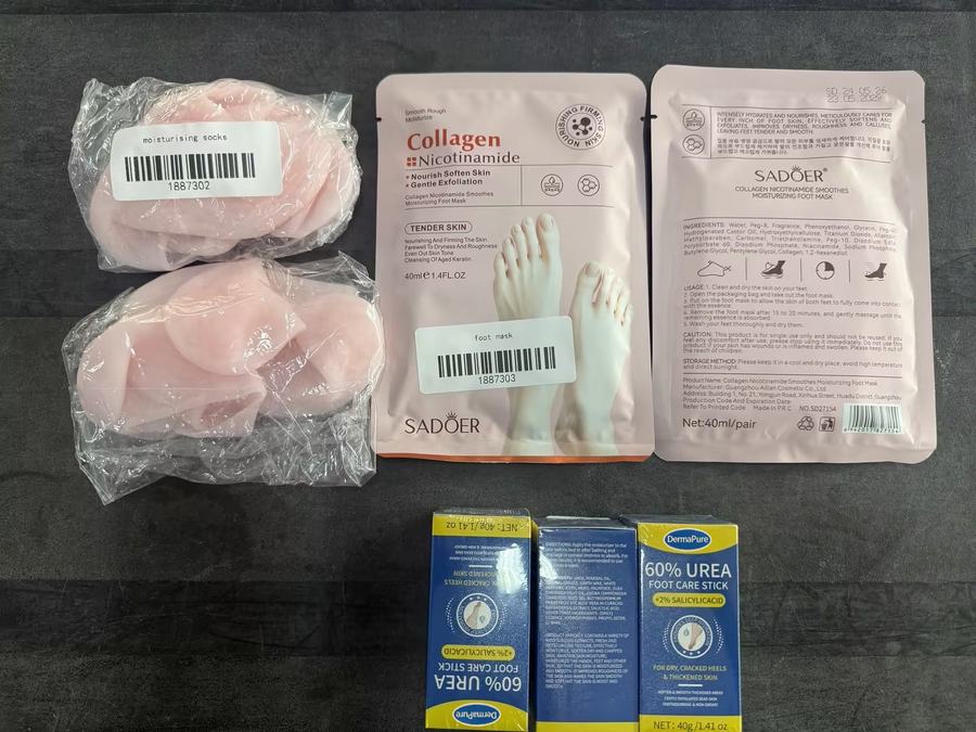 Sophie M. using DermaPure foot care